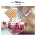 thumbnail image 3 of 6pcs Ceramic Handle Dessert Fork Multi-function Small Fork Portable Fruit Fork Dessert Supply, 3 of 4