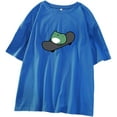thumbnail image 3 of T-Shirt à Manches Courtes pour Femmes Été Motif Imprimé Dessin Animé Kawaii Coréen, 3 of 7
