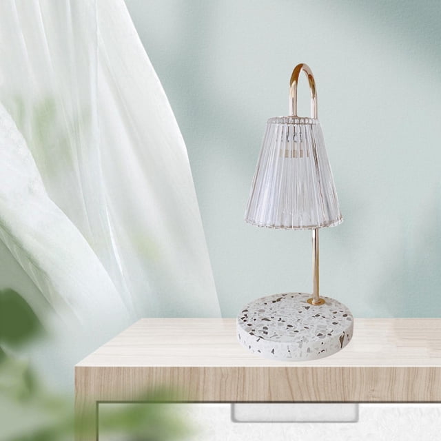 Elodie Candle Warmer Electric Halogen Lamp Dimmable Decorative Nightlight Stylish Clear