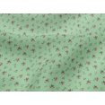 thumbnail image 4 of oneOone Tissu Jersey en Viscose Imprimé Feuilles et Fleurs de Rose Tissu BTY 60 Pouces de Large, 4 of 5