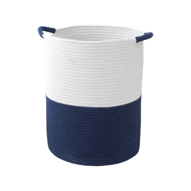 Cesta para ropa sucia, cesta de almacenamiento para organizar libros en la sala de estar