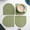 Green, variant on Food-Grade Silicone Coasters, Multi Purpose Reusable Non-Slip, Heat-Resistant & Waterproof, 5.9" x 5.9" Table Placemats, Desks Dough Coffee Mats, Rv Essentials