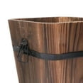 thumbnail image 6 of oshhni Wooden Barrel Planter Flowerpot Rustic for Courtyard Entrance Indoor/Outdoor L, 6 of 9