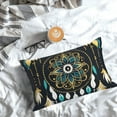 thumbnail image 5 of Fuzoiu Boho Dreamcatcher Print Pillow Case with Hidden Zipper,Pillow Covers,Soft and Comfortable Pillowcase-16"x24", 5 of 6