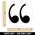 thumbnail image 2 of Quotation Marks Self-Inking Rubber Stamp Ink Stamper - Purple Ink - Medium 1 Inch, 2 of 7