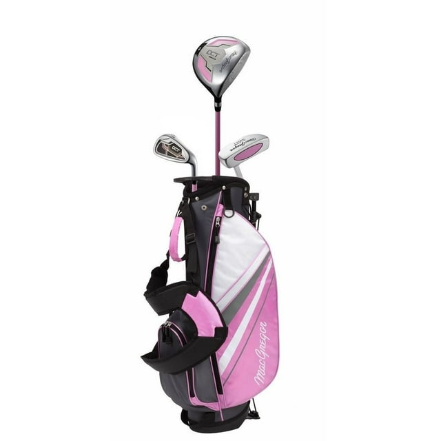 MacGregor Golf DCT Junior Girl Left Hand Golf Clubs Set with Bag Ages 3-5