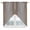 Brown Grey, variant on Teal Grey Ombre Kitchen Window Curtains, Swag Curtains Valance for Bedroom Living Room Bathroom, Gradient Contemporary Abstract Art Rod Pocket Window Treatment Curtain Block Drapes 2 Panels 28"x36"