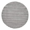 thumbnail image 7 of Unique Loom Solid Shag Collection Area Rug (7' 10" Round Cloud Gray), 7 of 7