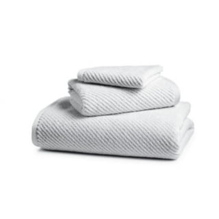 Kassatex Newbury Kitchen Towels, Set of Three at Air Supply Blush Coral