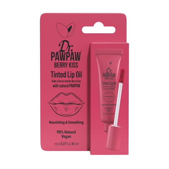 Aceite Labial Teñido Dr. PAWPAW Berry Kiss 8 ml Acabado Brillante