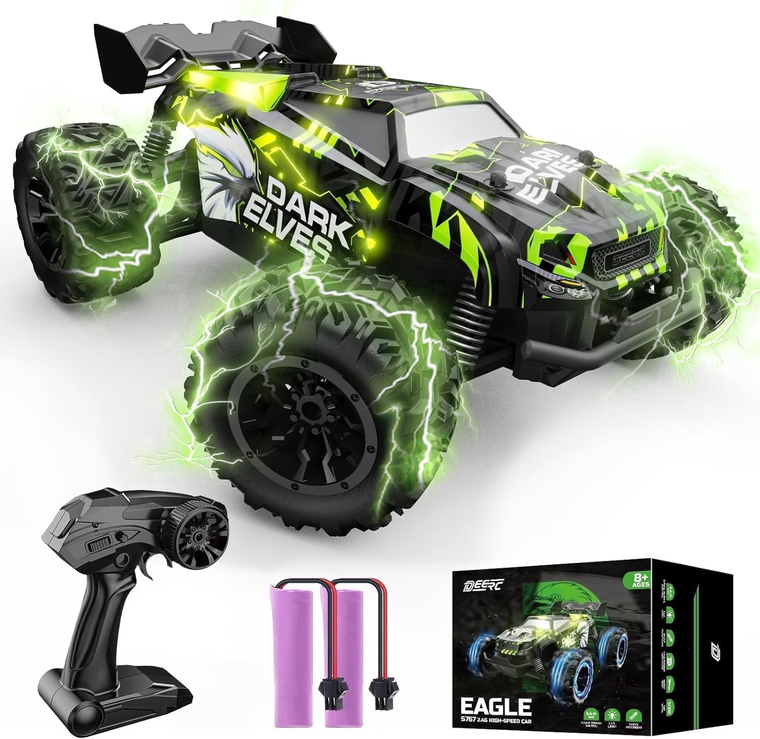 Wefone Lightning Hawk Glow RC Monster Truck photo 1