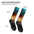 thumbnail image 4 of Sikiie Underwater Treasure Chest 1 Pairs Compression Socks for Men and Women 15-20 mmHg Running Support Socks, 4 of 7