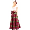 thumbnail image 3 of Sakkas Ami Women's Maxi Long African Ankara Print Skirt Pockets & Elastic Waist - 157-Multi - One Size, 3 of 5