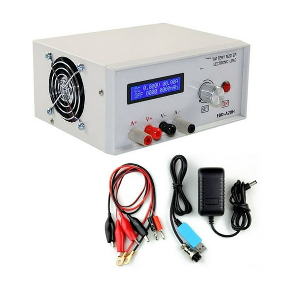 EBD-A20H Battery Capacity Tester Electronic Load Power Tester Battery Discharge Meter 20A 200W Four-wire Detector ,Perfect for Mechanics