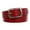 Dark Red, variant on Women Casual PU Leather Dress Belt With Square Single Prong Buckle