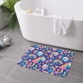 thumbnail image 6 of Kdxio mushroom Skull rainbow color,16" x 24", Non-Slip Front Door Mats,Outdoor Welcome Mat Washable, 6 of 9