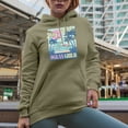 thumbnail image 2 of Stay Wild, Ocean Child with Retro Palm Trees & Sea Art Merch Gift, Sand Hooded Sweatshirt or Hoodie, 2XL, 2 of 5