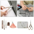 thumbnail image 3 of 5Pcs/Set s Set for Embroidery Sewing Vintage Fabric s+ +Awl+ Thread+Thimble Set court, 3 of 9