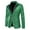 Green, variant on YanHoo Sequin Blazer Metallic Suit Disco Shiny Outfit Wedding Party Banquet Fashion Jacket for Mens