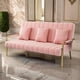 thumbnail image 5 of Sofá Silla Elegante, Suave, Sencillo, Moderno, Sillón Para Lectura, Apartamento, Balcón, Rosa, 5 of 8