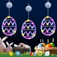 thumbnail image 6 of 3 Pack Easter Window Lights Hanging Decorations Yellow Blue Pink Easter Egg Lights with Suction Cup, Outdoor Easter Decorations Indoor Battery Operated Easter Lights for Home Door Wall Easter Decor, 6 of 14