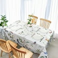 thumbnail image 3 of Spring Summer Tablecloth Spillproof Floral Rectangle Tablecloth Indoor/Outdoor Stain and Wrinkle Resistant Rectangle Table Cloth for Easter Picnic and Kitchen 60"x84", 3 of 6
