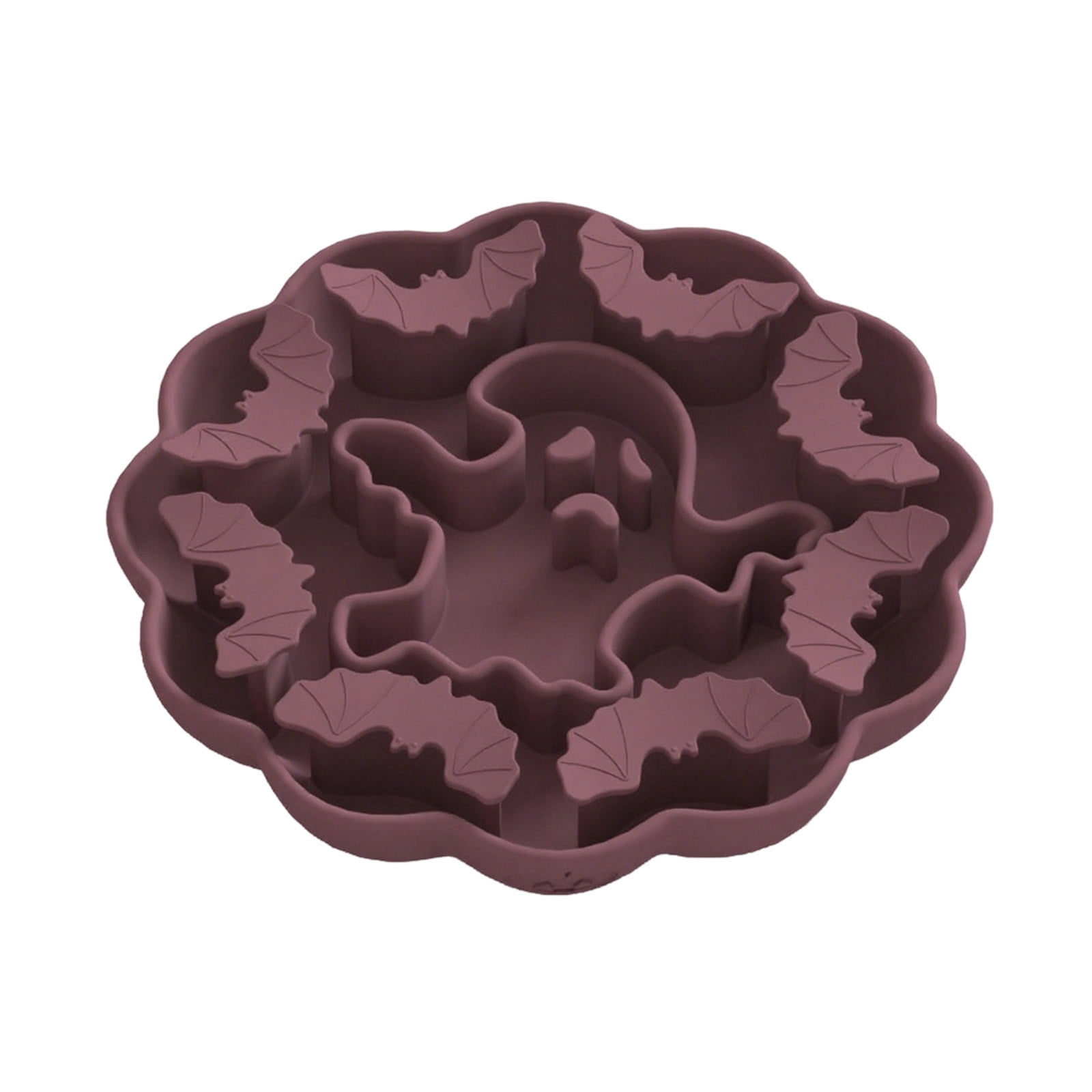 Pet Slow Feeder Bowl Silicone Dog Cat Food Bowl Anti Choking Maze Feeding Dish with Suction Base Non Slip Healthy Eating Dish for Small Medium Dogs Cats Feeding Training Bowl