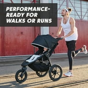 Baby Jogger Summit X3 Jogging Stroller, Midnight Black