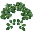 thumbnail image 1 of Hojas de rosas a granel Vegetación artificial Hojas de flores de rosas falsas para ramos de boda de bricolaje Centros de mesa Decoraciones para fiestas Guirnaldas de guirnaldas de vid de rosas Suministros Vhermosa CZJJ-HQ38-2, 1 of 7