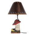 thumbnail image 4 of American Hero Fire Fighters Fireman Boot And Helmet Table Lamp With Laced Shade, 4 of 8