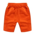 thumbnail image 3 of URMAGIC 3 Pack Boys Summer 100% Cotton Knit Sports Shorts, Toddler Kids Casual Pull-On Soft Shorts 2-10 Years, 3 of 9