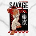 thumbnail image 2 of Street Fighter Video Game Ryu Savage Men's Graphic T Shirt Tees Brisco Brands S, 2 of 6