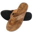 thumbnail image 1 of Non-Slip Rubber Flip Flops for Men, Perfect Home Sandals with Traction Sole for Safety, Comfort, 1 of 7