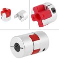 Flexible Spider Shaft Coupling OD20mm x L25mm CNC Stepper Motor Coupler ...