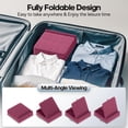 thumbnail image 5 of KDD Tablet Pillow Stand, iPad Tablet Stand with Storage, Foldable Adjustable Holder for Desk Bed Couch and Lap, Purple, 5 of 9