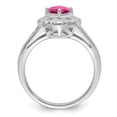 thumbnail image 2 of Primal Silver Sterling Silver Rhodium Pink Tourmaline Ring, 2 of 5