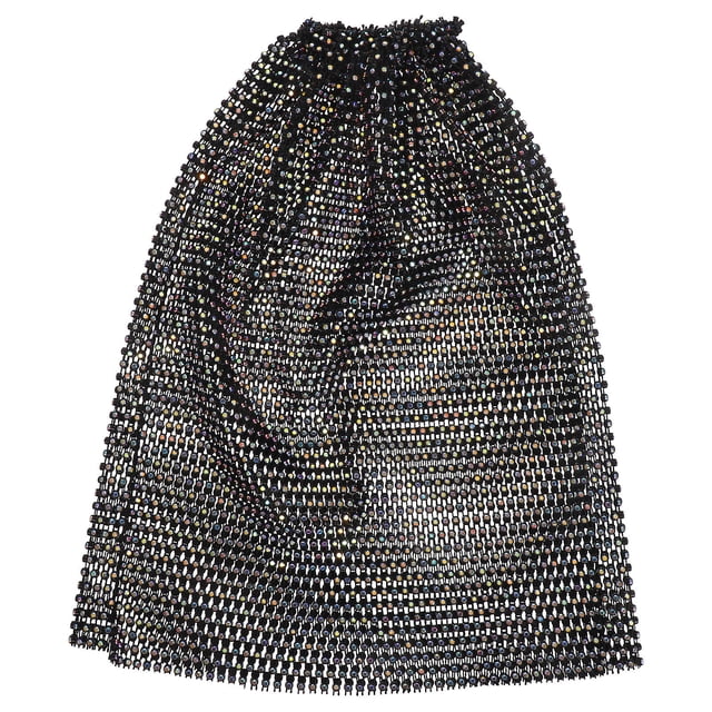 WHAMVOX Pañuelo Turbante De Malla Con Pedrería Para Uso En Fiestas Y Conciertos