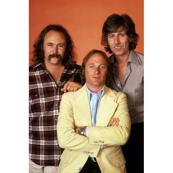 David Crosby Graham Nash Stephen Stills group pose 24x36 Poster