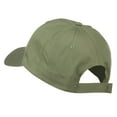 thumbnail image 3 of North Dakota Wild Prairie Rose Flower Embroidered Cap - Olive OSFM, 3 of 5