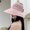 Pink, variant on AirLoni sun hats for women Cotton Linen Rollable Wide Brim Sun Hat Stylish Lightweight Outdoor Outing Beach UV Sun Protection Foldable straw hats Sunshade Hat Black,One Size