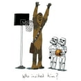 thumbnail image 2 of Boy's Star Wars Chewbacca Basketball Who Invited Him  Graphic Tee White X Small, 2 of 5