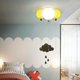 thumbnail image 2 of Lámpara de techo con diseño de globo, lámpara de techo decorativa, pantalla para dormitorio, sala de estar, pasillo, bar, blanco E27, 2 of 5