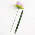 thumbnail image 5 of 100pcs Wedding Bouquet Flowers Green Wire Floral Stems Artificial Plastic Rods Fake Flower Stems for Garden Wedding Arrangements Set, 5 of 6