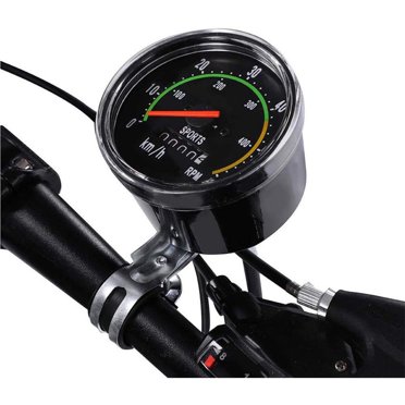 ruzhgo Wireless Speedometer Cycle Mechanical Computer Bike Speedometer Odometer Cycling Stopwatch