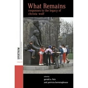 Spektrum: Publications of the German Studies Association: What Remains: Responses to the Legacy of Christa Wolf (Hardcover)