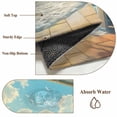thumbnail image 5 of Window On The Ocean Area Rugs 3x5 ft Wave Cloud Summer Scenery Washable Rug Non Slip Indoor Carpet Absorbent Floor Mat for Living Room Bedroom Dining Room, 5 of 9