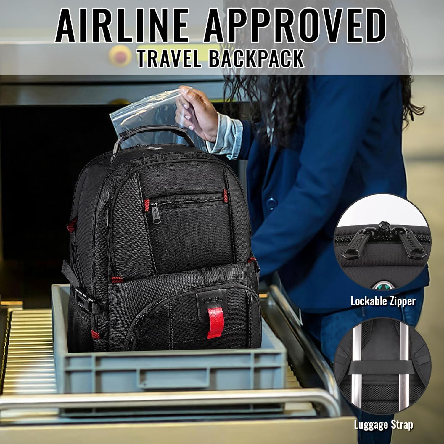 best large laptop backpack Amazon.com: MATEIN for Men, Extra Backpack with USB Port, Travel Backpacks for Women, Anti Theft College Computer Bag Water Resistant TSA Business Work Rucksack Fit 17 Inch Notebook, Black Spacious and durable carry on luggage backpack for men Best Laptop Backpack for 2026