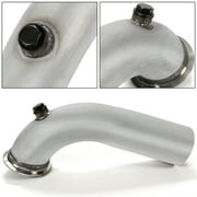 KOJEM Exhaust Downpipe  Fit for Turbo HY35 HE351 Elbow 90 Degree 409 Stainless Steel Bend Pipe With V-Band Flange Clamp