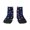2 Black-2, variant on Sea Jellyfish Pattern Quarter Crew Socks,Toe Seamed Ankle Socks,Cotton Cushioned Breathable Athletic Crew Sports Socks
