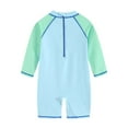 thumbnail image 2 of Infant Girls Rash Guard Swimsuits Cute Sun Protection Long Sleeve Cute Swimwear Bathing Suits 3-6 Monthss, 2 of 5